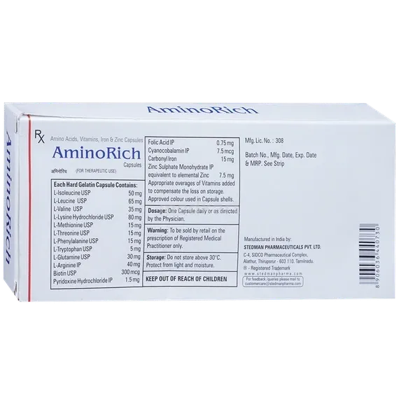 aminorich capsule 15's